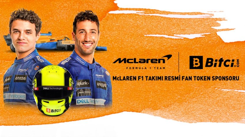 Bitci, McLaren F1 resmi sponsoru