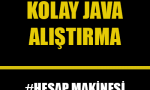 Java-Dilinde-Basit-Hesap-Makinesi