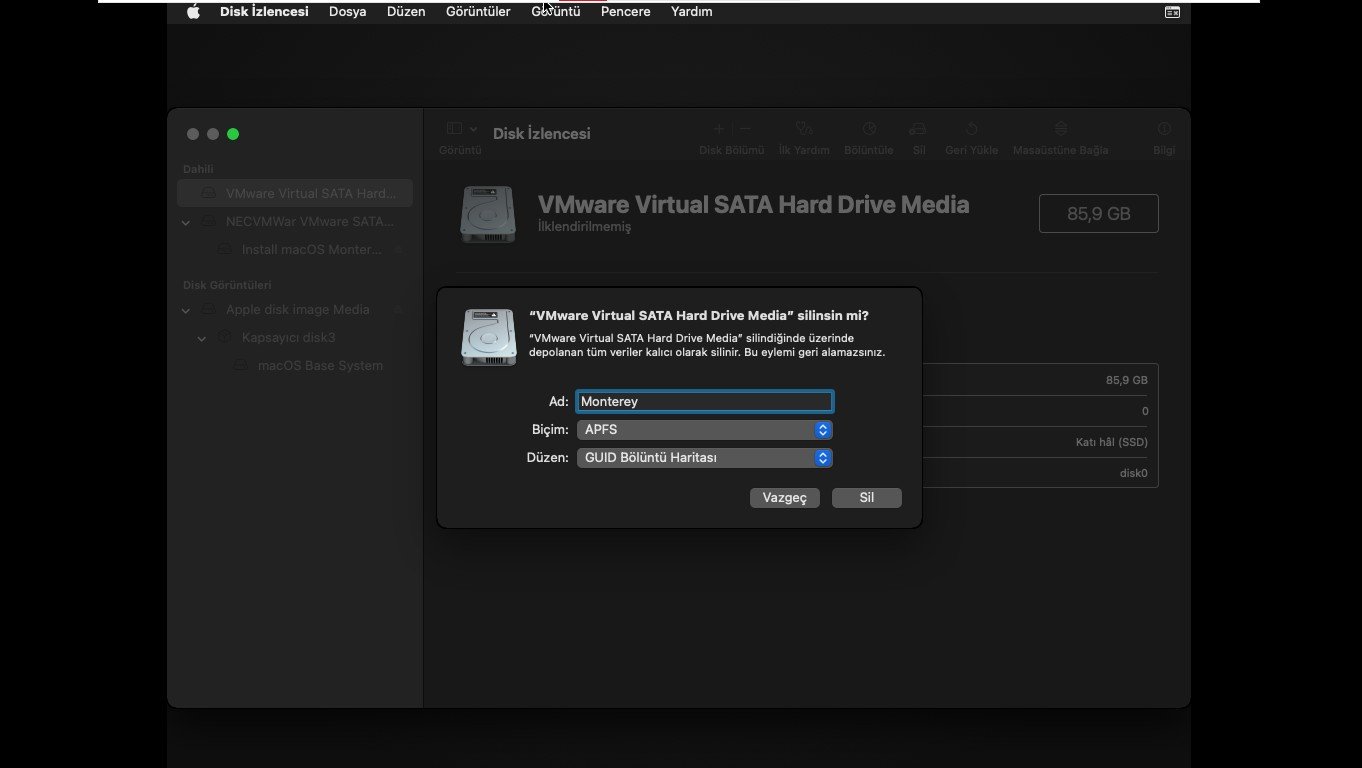 Sanal Bilgisayara macOS Monterey Nasıl Kurulur?