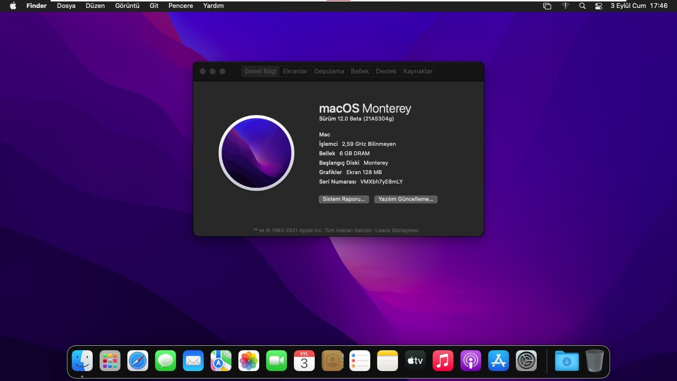 Sanal Bilgisayara macOS Monterey Nasıl Kurulur