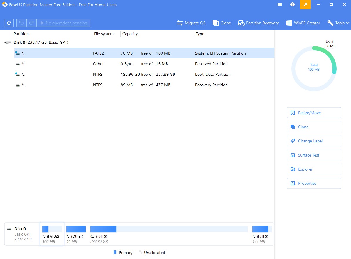 Windows için En İyi 10 Disk Bölme Yazılımı