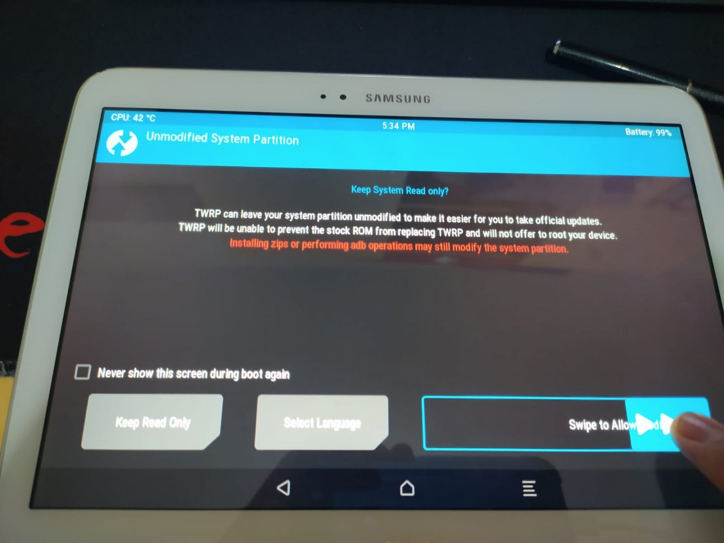 Samsung Galaxy Tab 3 GT-P5210 LineageOS Android 7.1 ROM Kurulum Rehberi