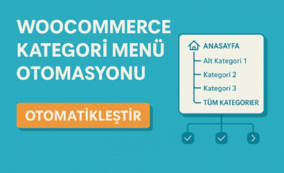 WooCommerce Kategori Menü Eklentisi