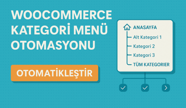 WooCommerce Kategori Menü Eklentisi
