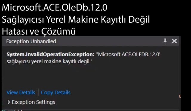 Microsoft.ACE.OLEDB.12.0