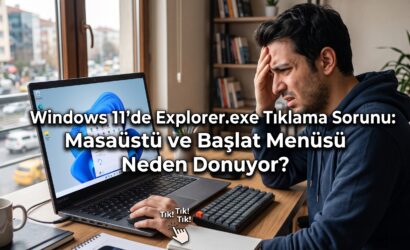 explorer.exe tıklama sorunu